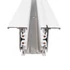 KANLUX TEAR N R-TR 2M-W Süllyesztett sín, vezetősín rendszer tartozék, 2000x58x36mm, IP20, fehér (35800)
