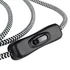KANLUX RAIBO E27 B Asztali lámpa, E27, max 5W, 150x140mm, fekete (36280)