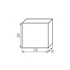 KANLUX DB112S 1X12P/SMD-P Falon kívüli elosztódoboz, 63A, 12P, 200x95x256mm, fehér (36417)