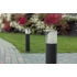 KANLUX PRESO EL 18 GR Kerti fali lámpatest, cserélhető fényforrású, E27, max 10W, 180x90x140mm, IP44, grafit (36543)