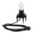 KANLUX STONO 585 N Kerti leszúrható lámpa, cserélhető fényforrású, E27, max 20W, GLS/CFL/LED, Ø585x565mm, IP65, gránit (36593)