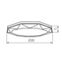 KANLUX CARVO LED 17,5W NW Mennyezeti LED lámpa, 17.5W, Ø380x70mm, IP20, fehér (37321)