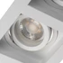 KANLUX ARET 2xDTL W/W Dekorációs keret, Gx5,3/GU10, 2 x max 10W, 185x100x40mm, IP20, fehér (38367)
