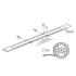 KANLUX LCOB 14W/M 24IP00-CCT LED szalag, 24V DC, 0,5m = 3,5W, 2700-6500K, 0,5m = 280lm, 5m (38437)