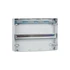 KANLUX KDB-IP65-S18T Falon kívüli elosztódoboz, 18P, 1500V AC; 1500V DC, 285x140x410mm, szürke (38453)