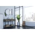 KANLUX YALTE S 06 8W NW-B Homlokzati lámpatest, 8W, 4000K, 370lm, 600x45x80mm, IP54, fekete (38890)