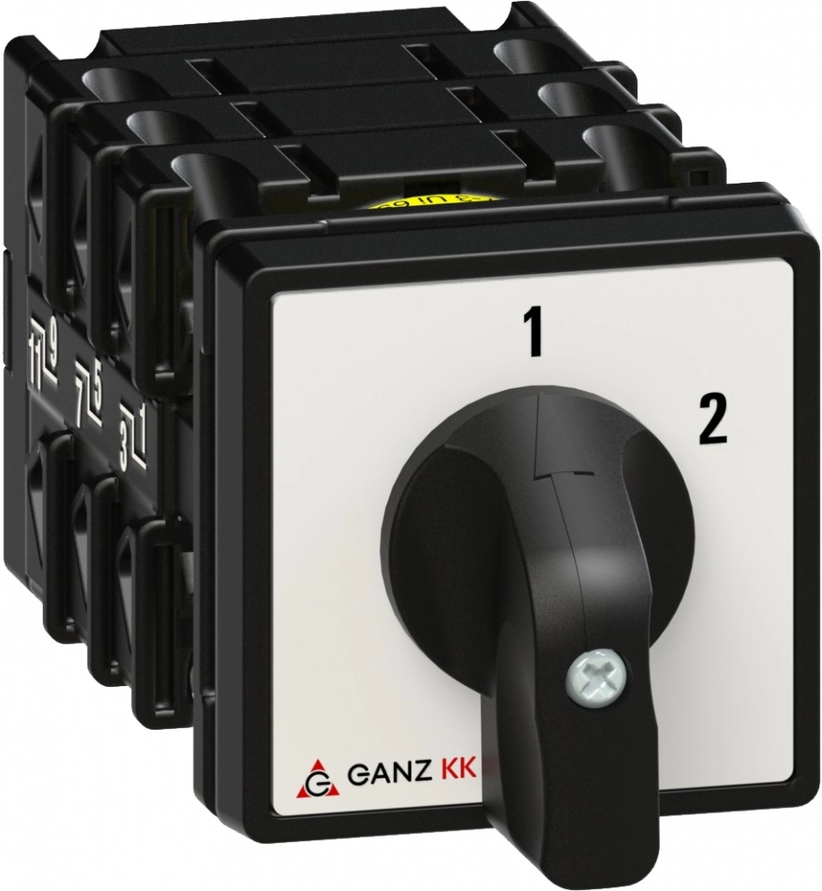 GANZ KK0-20-6004 átkapcsoló 0 állás nélkül / nyitott / 3P / 20A / 60° (1AC6004AA00M30)