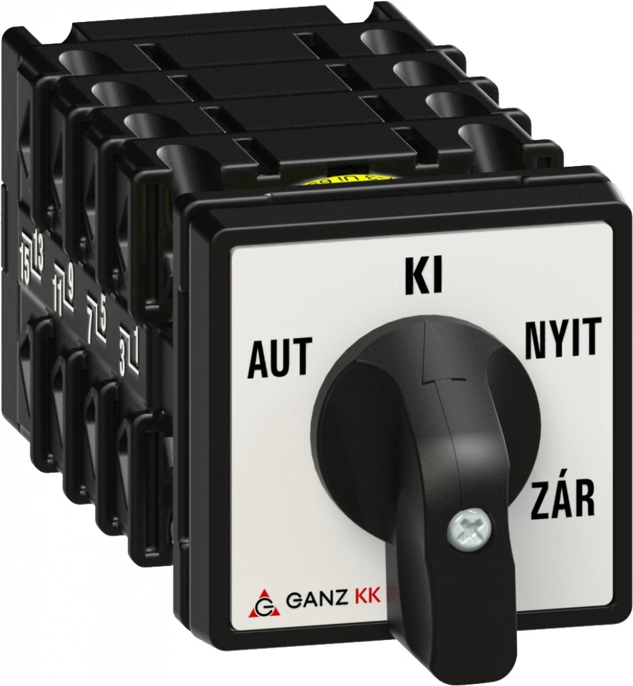 GANZ KK0-20-6598 spec kapcsoló / nyitott / 20A / 60° (1AC6598AA00M40)