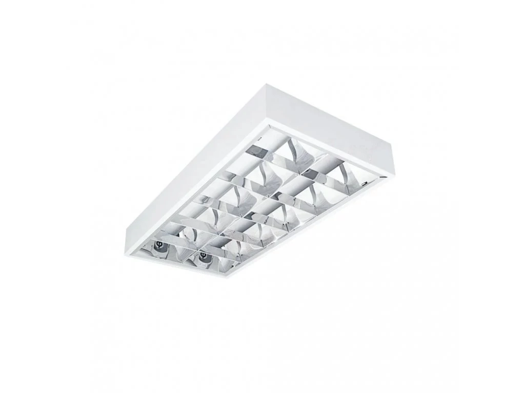 KANLUX Lámpatest tükrös rácsos, LED-hez, RSTR N 218/4LED/NT (armatúra) (31060)