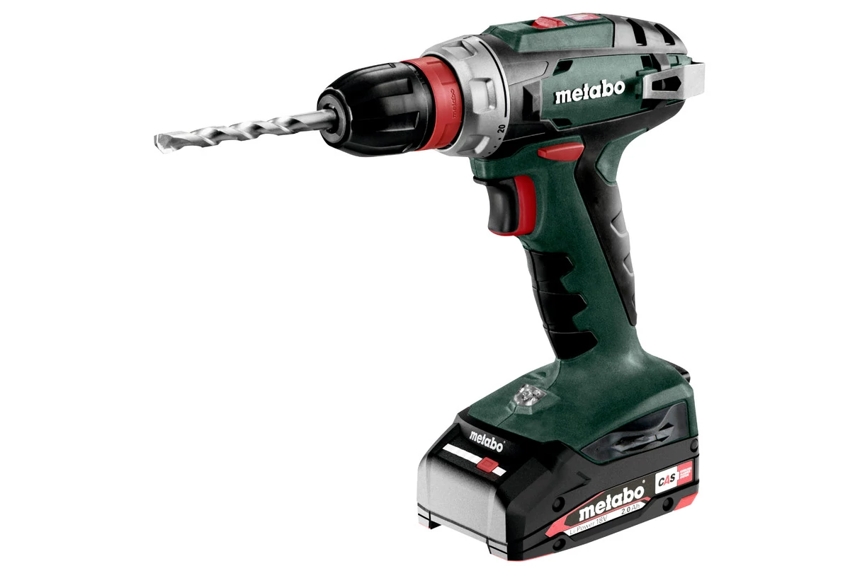 METABO BS 18 Quick Akkus fúrócsavarozó, 18V 2x2Ah Li-Power, Akkutöltő SC 30, metaBOX 145 (602217950)