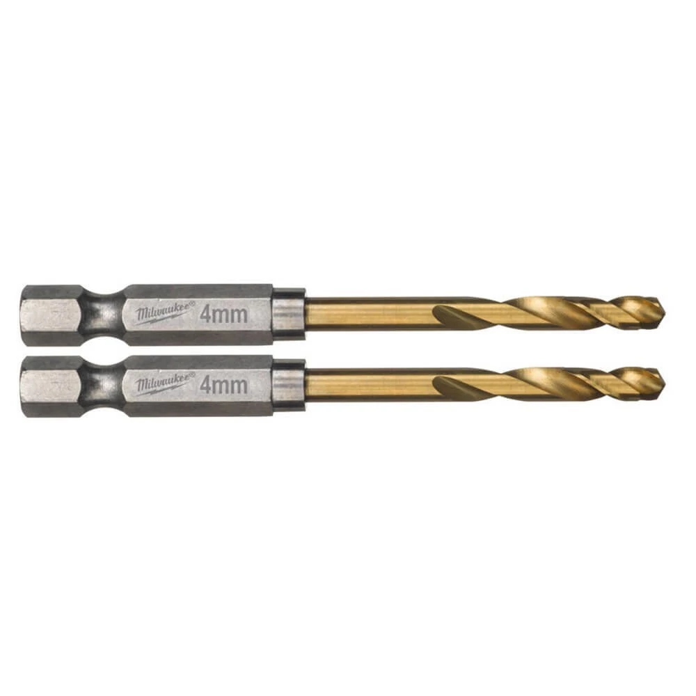 Milwaukee Fémfúró Shockwave HSS-G TiN 4mm - 2 db (48894708)