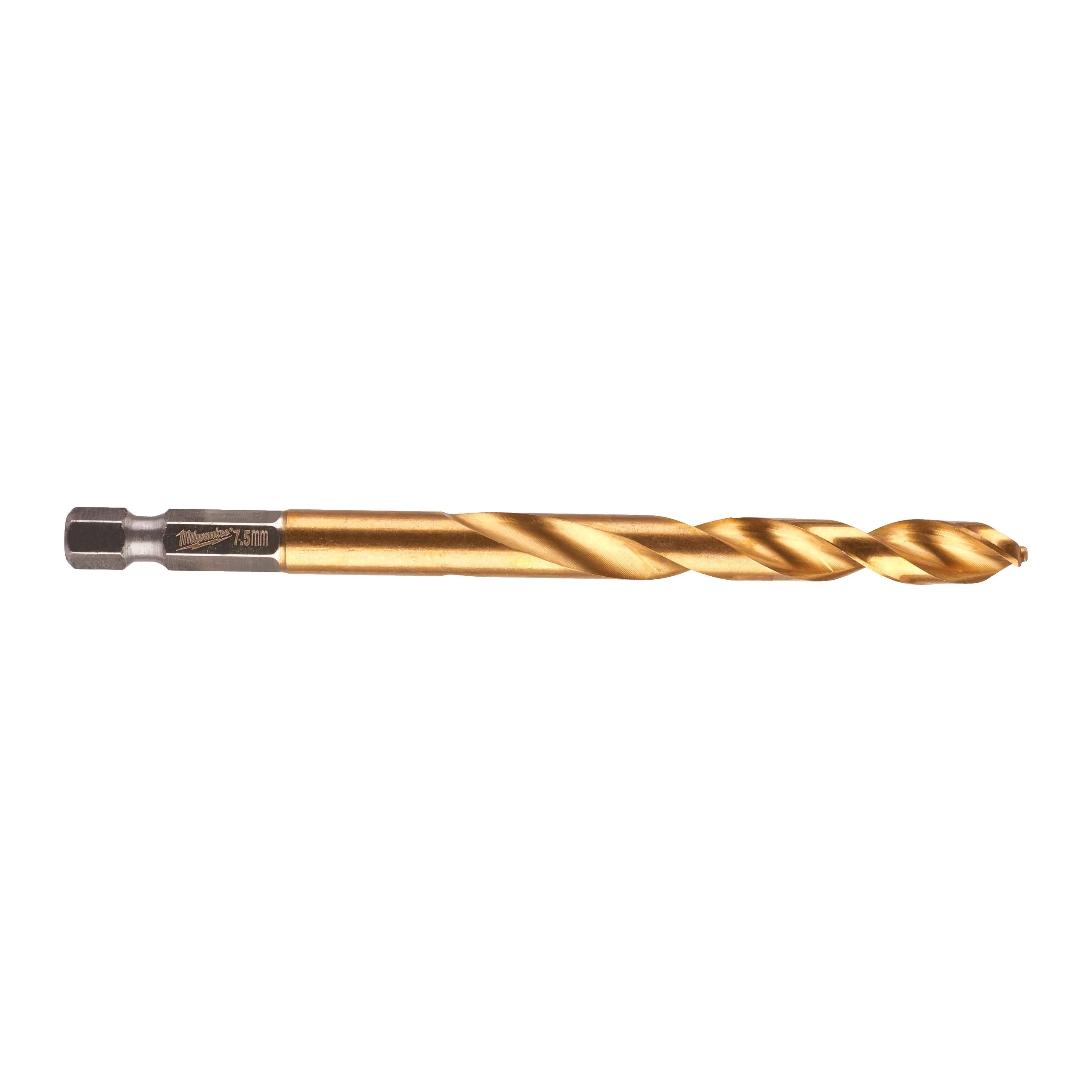 Milwaukee Fémfúró Shockwave HSS-G TiN 7.5mm (48894718)