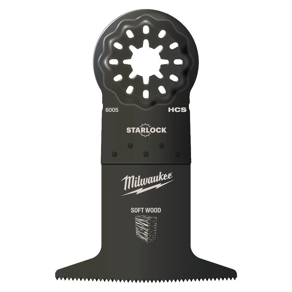 Milwaukee Multitool Starlock Merülő fűrészlap (Puhafához) 65x42 mm (48906005)