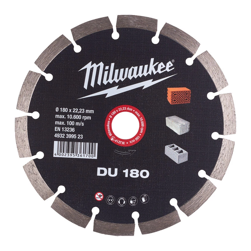 Milwaukee Gyémánt vágótárcsa DU 180 x 22,2 mm (4932399523)