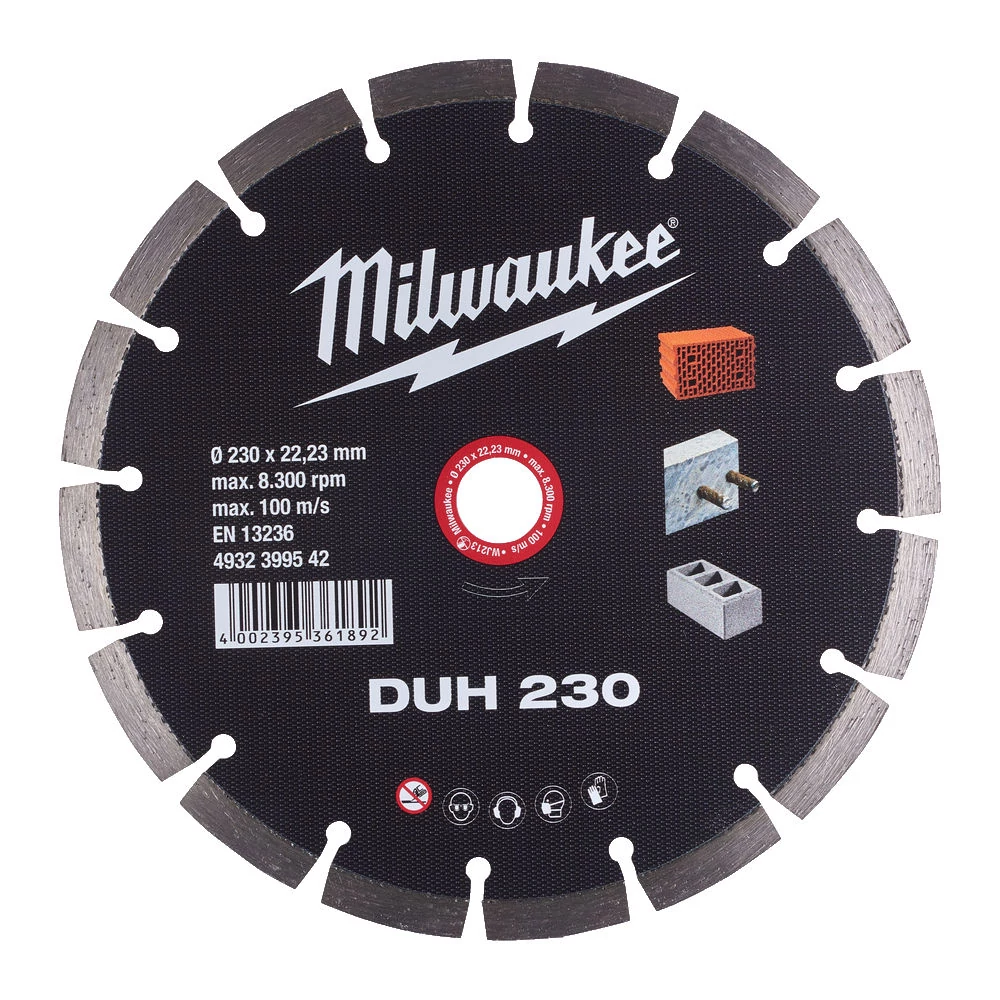 Milwaukee Gyémánt vágótárcsa DUH 230 x 22,2 mm (4932399542)