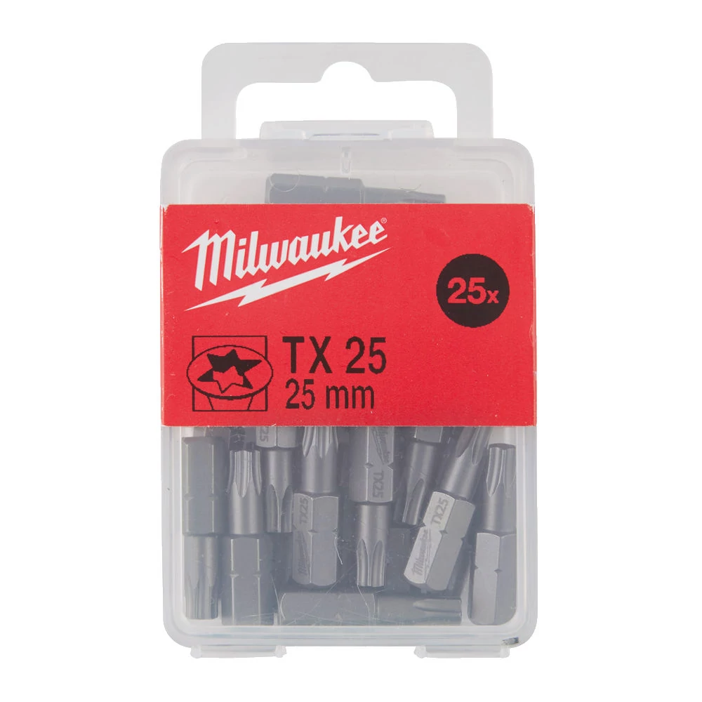 Milwaukee bithegy TX25 (25 db) hossz 25 mm (4932399597)