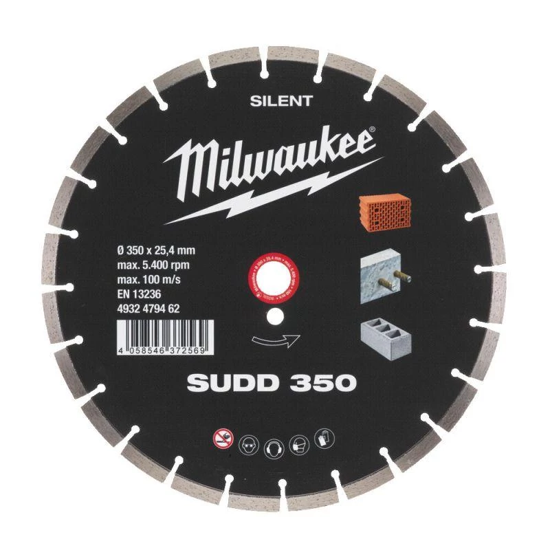 Milwaukee Gyémánt vágótárcsa SUDD 350 mm (4932479462)