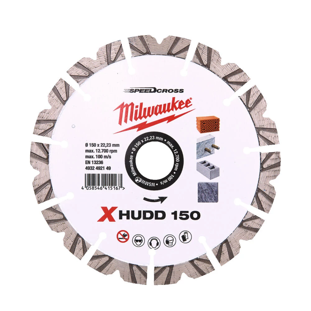 Milwaukee Gyémánt vágótárcsa XHUDD 150 mm (4932492149)