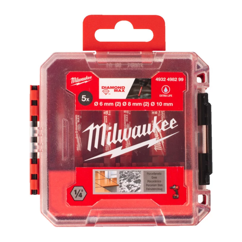 Milwaukee Diamond Max™ M14 gyémántfúró Szett 1 - 5 részes (4932498299)