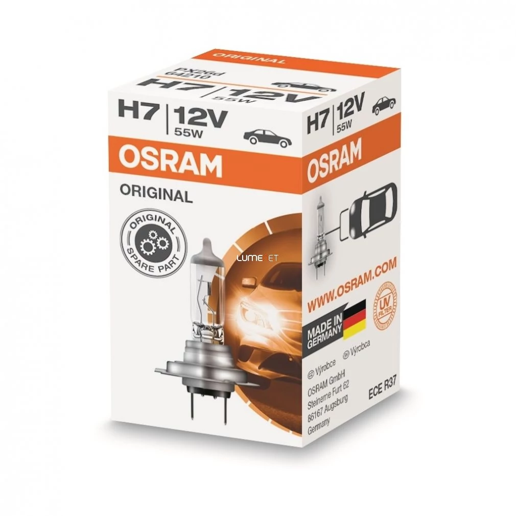 Osram Gépjármű izzó H7 55W 12V PX26d (64210)