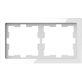 SCHNEIDER ELECTRIC MERTEN D-Life kettes keret, krisztályfehér (üveg) (MTN4020-6520)