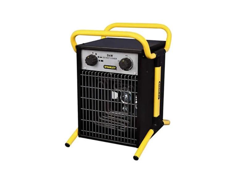 STANLEY ST-05-400-E hordozható elektromos ventilátoros ipari fűtőtest, 2500W/5000W, IPX4 védelem (ST-05-400-E)