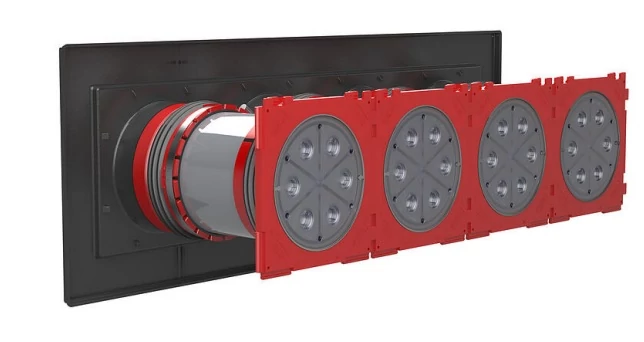 HAUFF TECHNIK HSI150 1x4 K2 AF/500 Dupla tömítőcsomag megmunkálási peremmel bebetonozáshoz (2102070043)