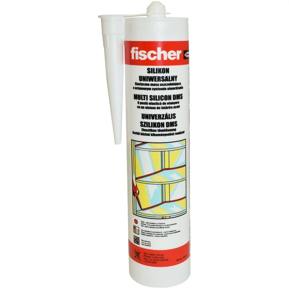 FISCHER DMS W Univerzális szilikon, fehér, 280 ml (sziloplaszt) (79516)