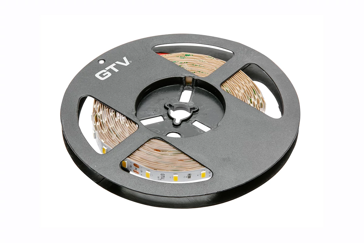 GTV LED szalag, LED FLASH technológia, SMD2835, IP20, 60LED/m, 6W/m, 750lm/m, 6500K, 8mm széles (GTV-LD-2835-300-20-ZB)