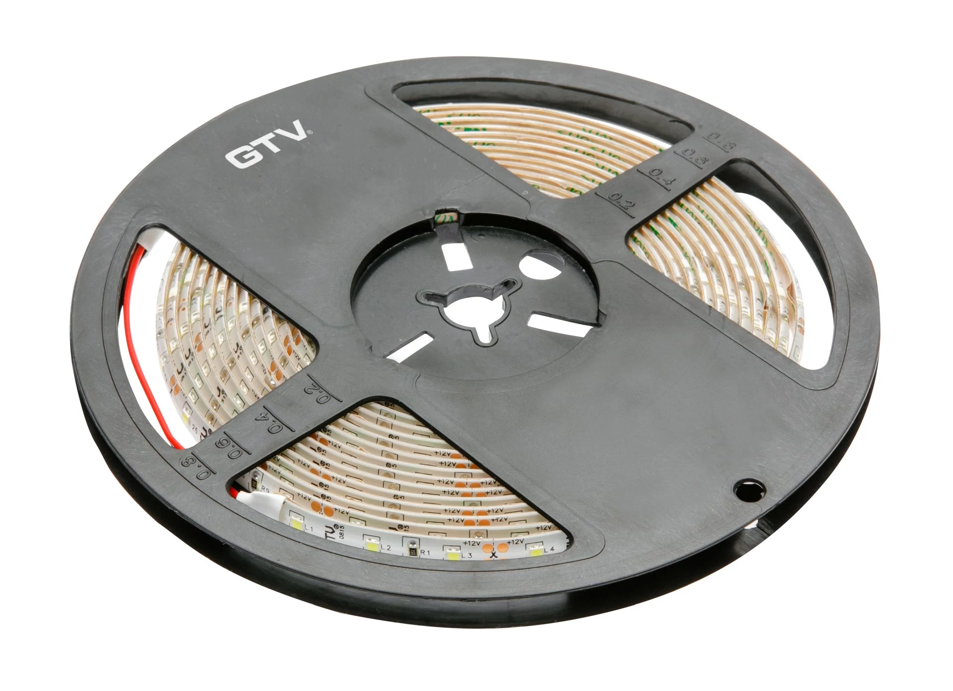 GTV LED szalag, LED FLASH technológia, SMD2835, IP65, 60LED/m, 6W/m, 700lm/m, 6500K, 8mm széles (GTV-LD-2835-300-65-ZB)