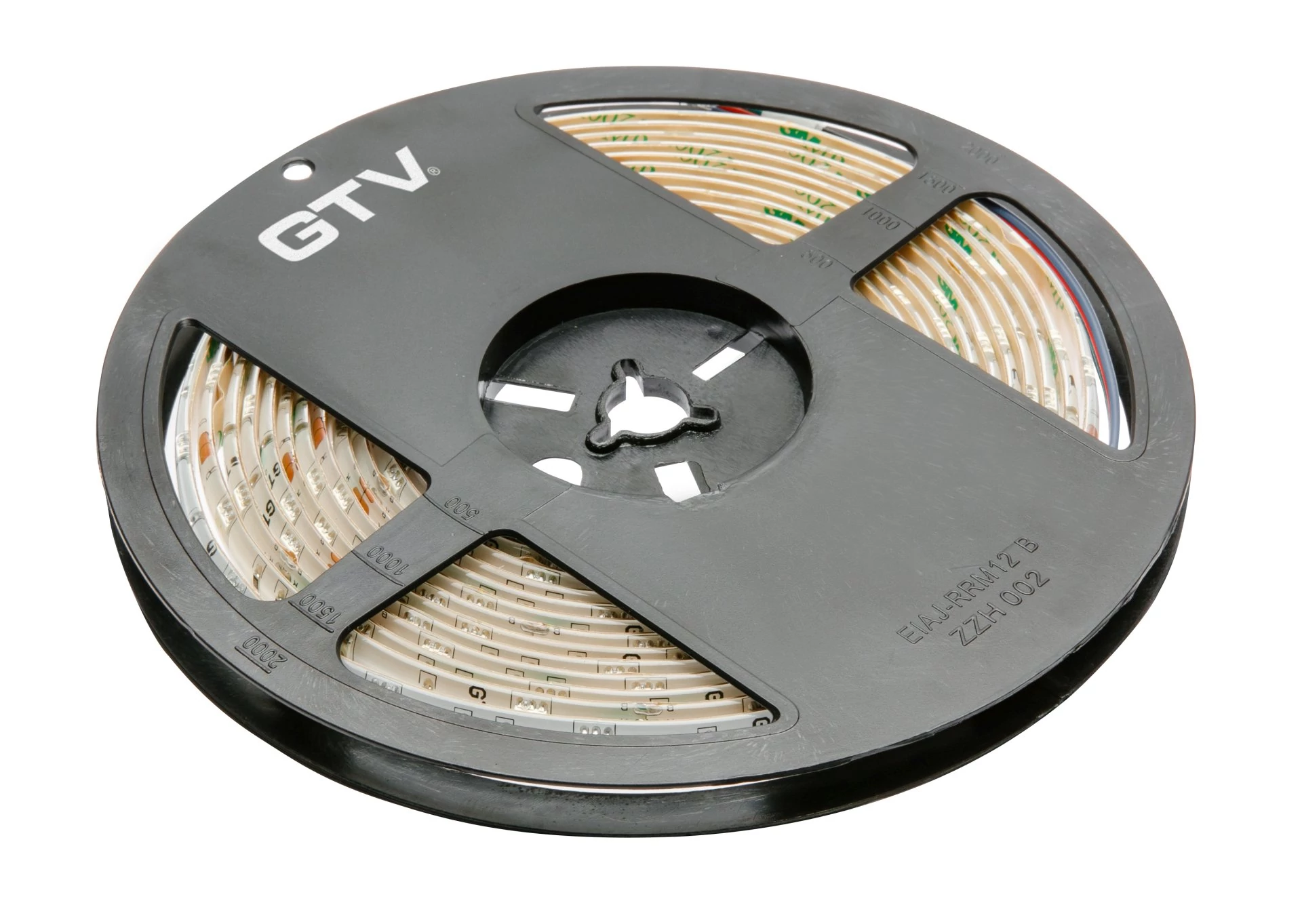 GTV RGB LED szalag, LED FLASH RGB technológia, SMD5630, IP65, 30LED/m, 7,2W/m, 450lm/m, 10mm széles (GTV-LD-RGB-150-65)