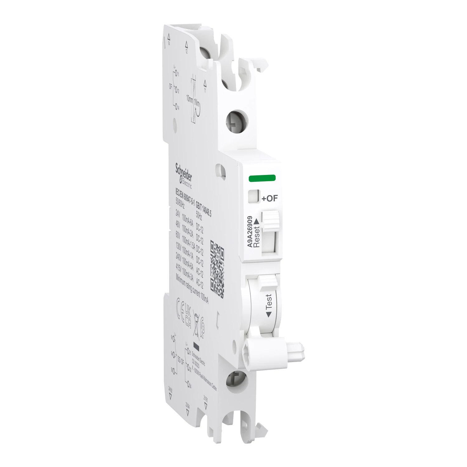 SCHNEIDER ELECTRIC ACTI9 iSD-OF dupla segédérintkező, 0.1-6A, 24-415VAC, 24-130VDC (A9A26909)