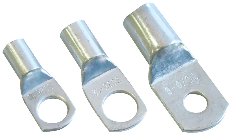 TRACON Szigeteletlen szemes csősaru, ónozott elektrolitréz,185mm2, M14, (d1=18,5mm, d2=15mm) (CL185-14)