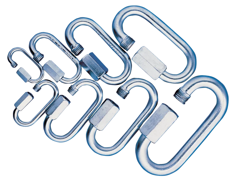 TRACON Karabiner, csavaros, acél,d=3,5mm, 420N (CSKARA3,5)